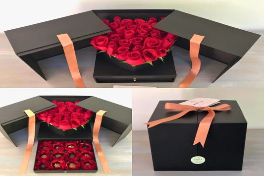 Square Rose Boxes